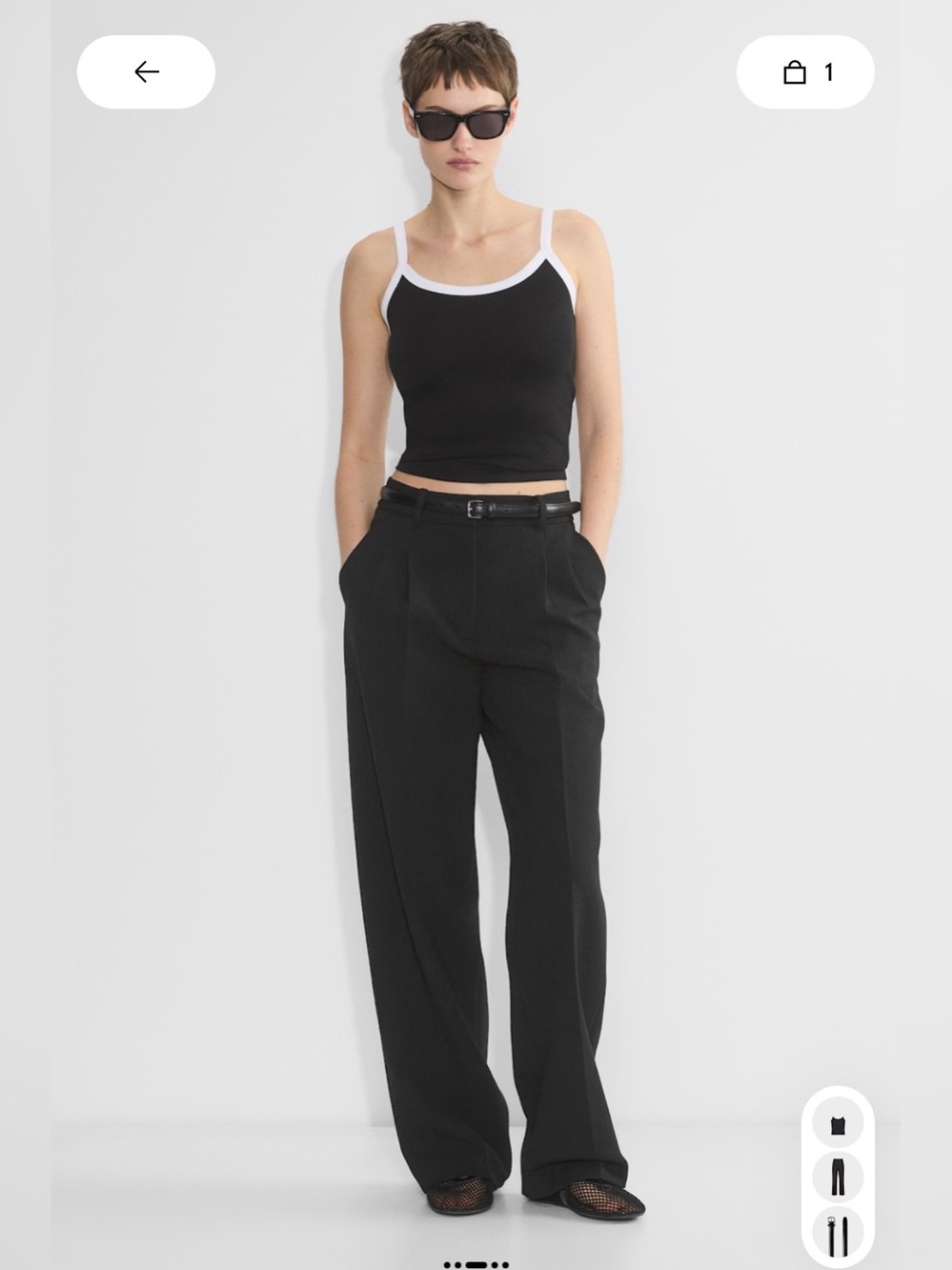 Aritzia Homestretch Rib cami tank